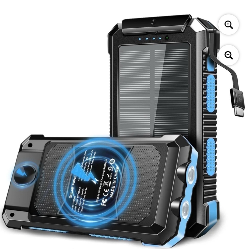 Yelomin 49800mAh Solar Power Bank Portable Charger
